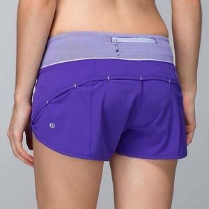 Lululemon Run: Speed Short *4-way Stretch